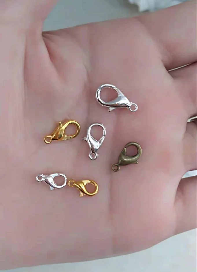 Старинные бронзовые застежки Омаров небольшой diy 502# серебристые, золотые весенние Waterdrop пустой smoth металлические ювелирные изделия выводов 12 14 10 мм 100 шт