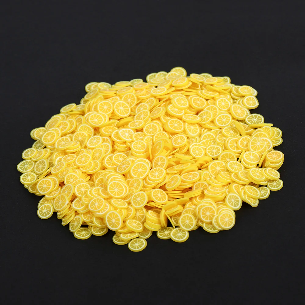 1000-3000pcs Mix Fruit Soft Clay Slime Animal Flower Slice Resin Filler for Nail Art Epoxy Mold DIY Craft Making Wholesale