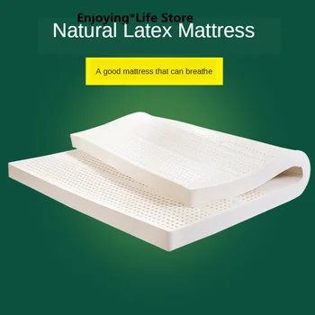 

Latex Mattress School Season Youth 3cm Dormitory Massage Mattress Single Sleep Aid Gift Latex Pad Single Bed