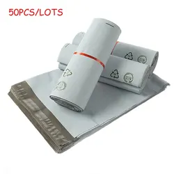 Eco - Friendly Biodegradable White Packaging Bags - Self - Seal Mailer for Clothing and More (50 - Pack) (35x41x4cm 50pcs)