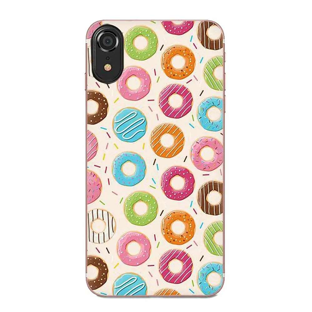 Милый пончик мягкий ТПУ дизайн на заказ для Huawei Mate 9 10 20 P P8 P9 P10 P20 P30 P40 Lite Pro Smart