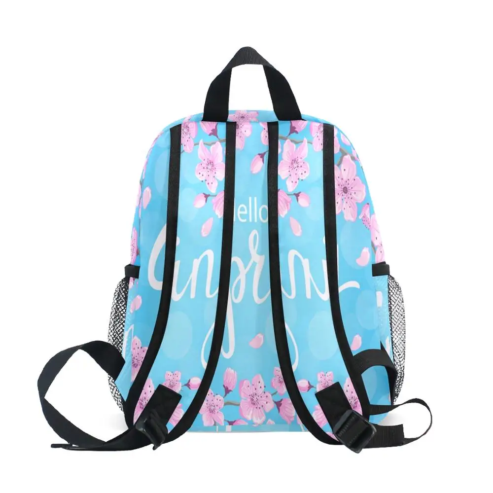 ALAZA Backpack schoolbag peach blossom Printing Women's Small for fashion Girls Ladie Mini Backpacks Cute Lightweight Bags