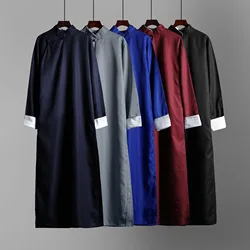 Robes chinoises traditionnelles pour hommes, uniformes de Kung Fu, uniforme de diaphonie sur scène solide, tunique chinoise 