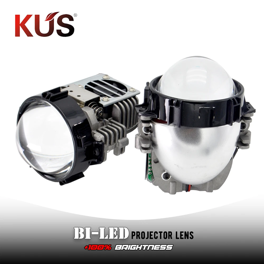 2,5 дюймов 40 Вт BI светодиодный объектив проектора Автомобильный светодиодный фонарь дальнего ближнего света для универсальной модели автомобиля h1 h4 h7 d1 hb3 hb4 модифицированный