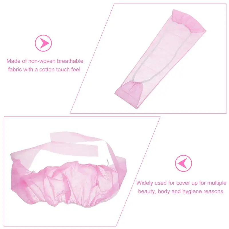 Disposable Sauna Bras 20 Sets Beauty Salon Massage Chest Wraps Non-Woven Fabric Bras Sauna SPA Disposable Bras Sauna And Knickers