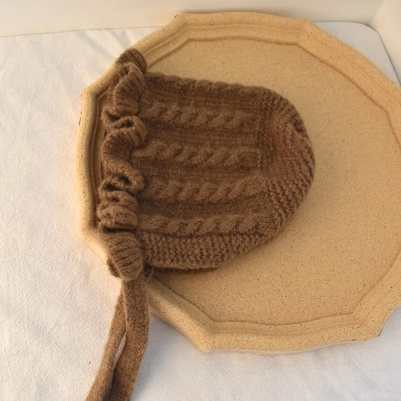 CROAL CHERIE Baby Hat Cotton Warm Newborn Accessories Baby Girl Princess Hat Autumn Winter Hat For Kids Infant Toddler Cap     (7)