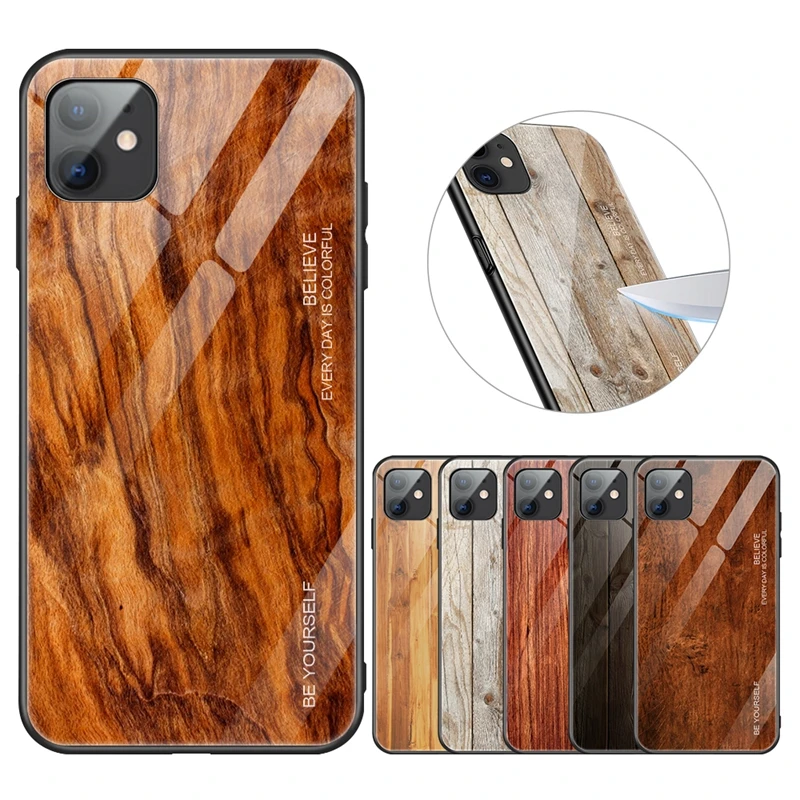 Роскошный чехол из закаленного стекла для iPhone XR X 11 Pro XS MAX задняя крышка с