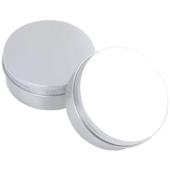 

50 x Vacuum cosmetic container Container Jar of aluminum lip cream 150 ml screw cap