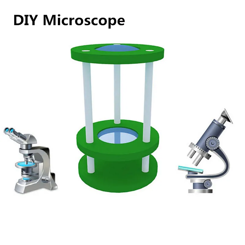 

New DIY Science Toys Kids DIY Assembly Microscope Toy School Children Tecnologia Learning & Educational Toys Teaching Tools