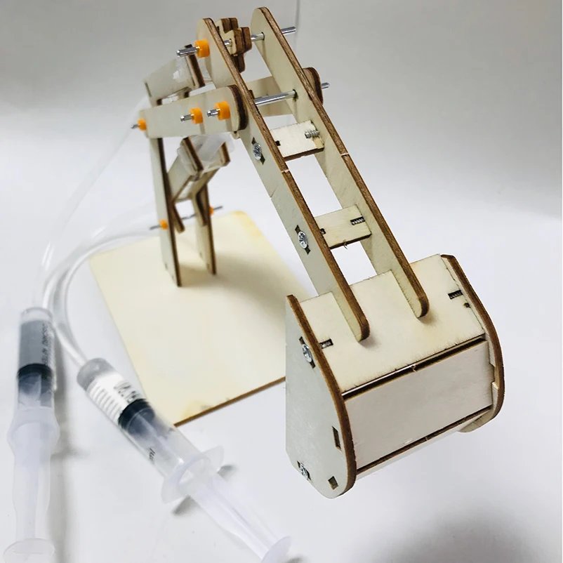 Fun DIY Hydraulic Excavator Robotic Arm STEM Physics Invention Model