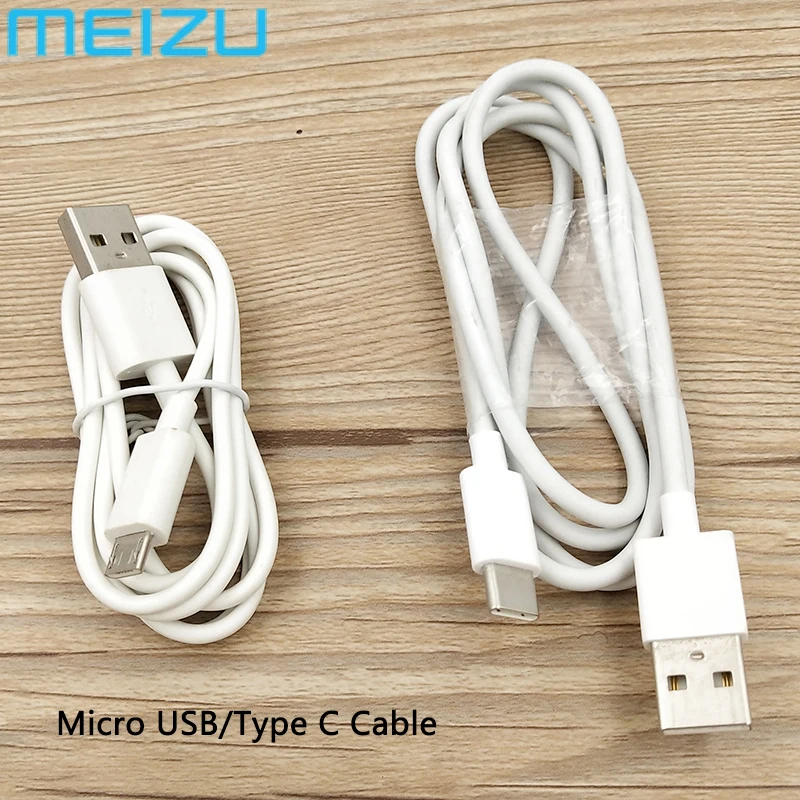 Meizu Micro USB/Type C кабель 100 см линия передачи данных оригинальный Mei zu 2A быстрой
