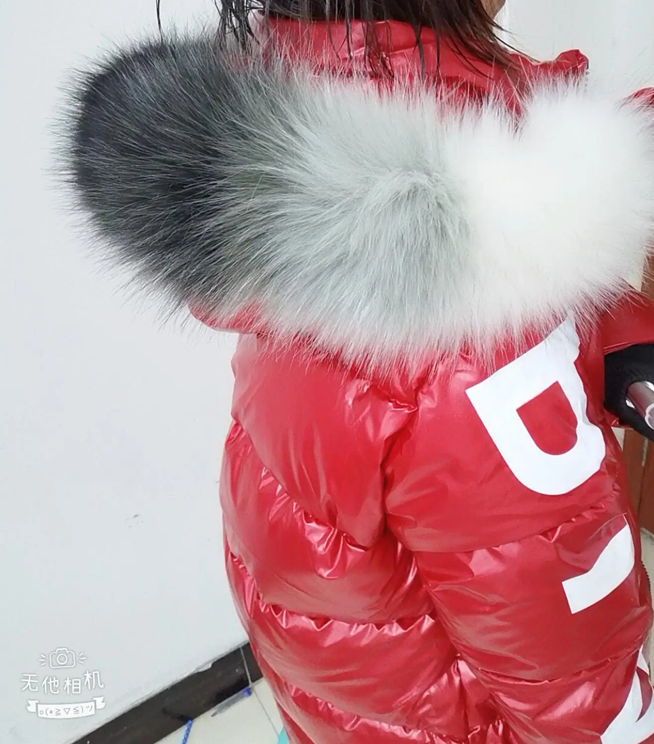 red 20 ° Зимняя Толстая теплая парка с капюшоном, меховые куртки, женский пуховик, ветронепроницаемая Глянцевая Свободная Женская хлопковая куртка, верхняя одежда для девушек - Цвет: red