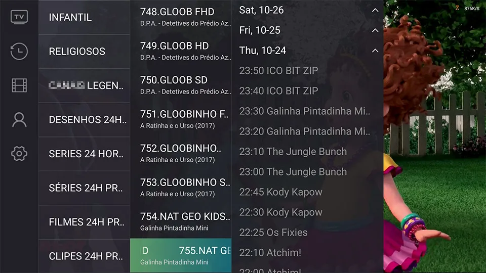 IPTV Бразилия Android IPTV подписка португальский лезвие 900+ Canais Бразилия VOD 4K VIP H.265 тестовая подписка IPTV Brasil