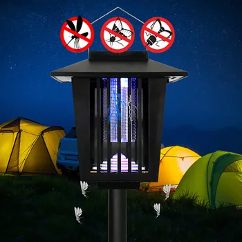 

Solar Garden Light Outdoors Powered Energy LED Light Pest Bug Insect Mosquito Killer Lamp for Giving Garden Lawn Fly Bug