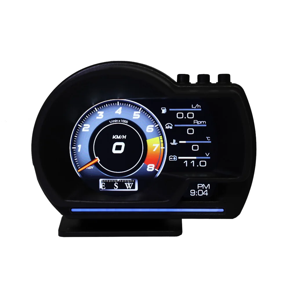Автомобильный GPS дисплей HUD L200PRO цифровой ЖК для поездок скорость вращения