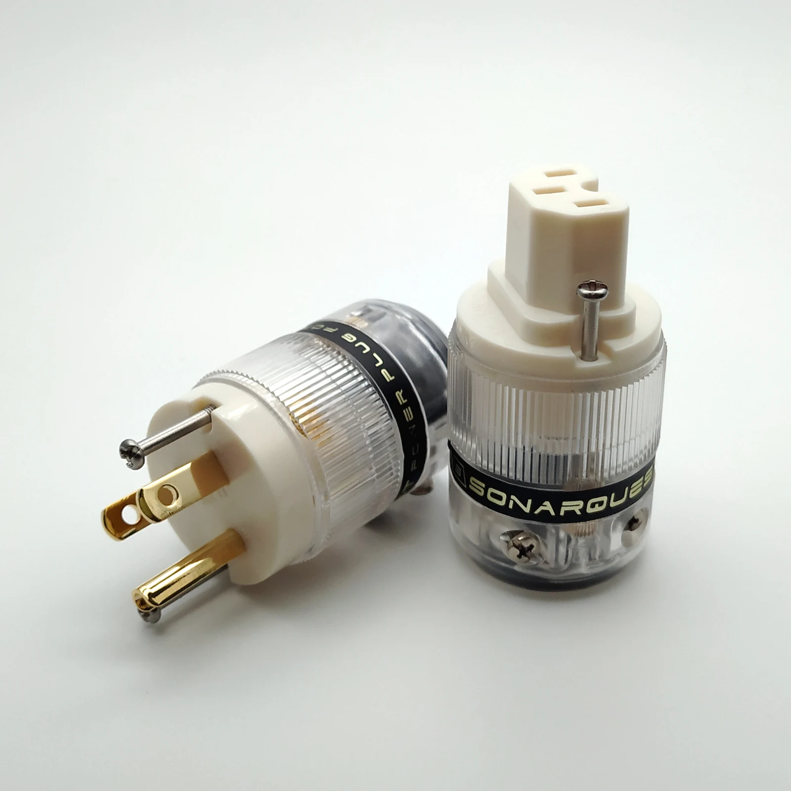 SONARQUEST ST-GP(W) ST-GC(W) Высококачественные золото покрытием США Разъем питания и IEC разъем для Hi-Fi аудиоусилитель