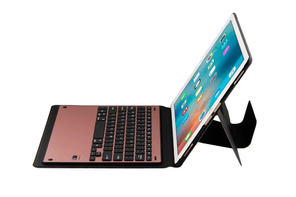 

Luxury Wireless Bluetooth Keyboard Cover For Apple iPad pro 12.9 A1584 A1652 PU Leather Smart Protective Shell+Stylus Pen+Gift.