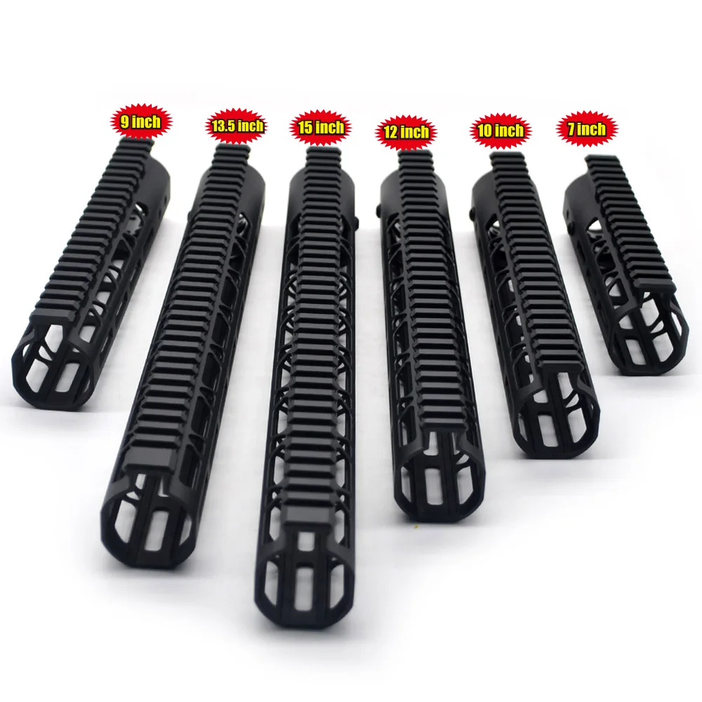 Аplus 7/9/10/12/13.5/15 ''дюймовый M lok Handguard Rail Free Float Mount System Ultralight Picatinny Rails Black anodied Fit