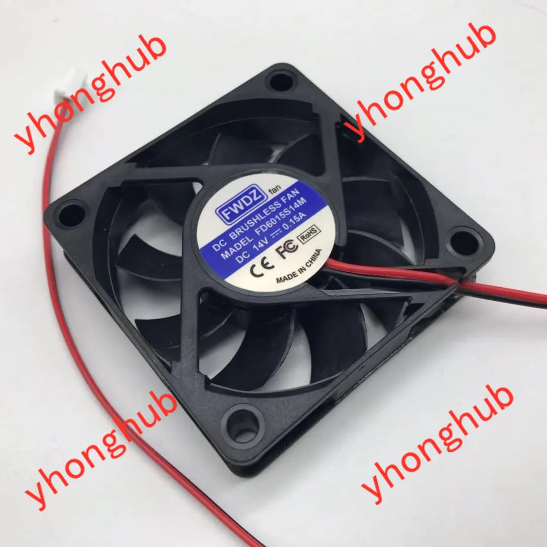 FWDZ FD6015S14M Сервер охлаждающий вентилятор DC 14 0.15A 60x60x15 мм 2