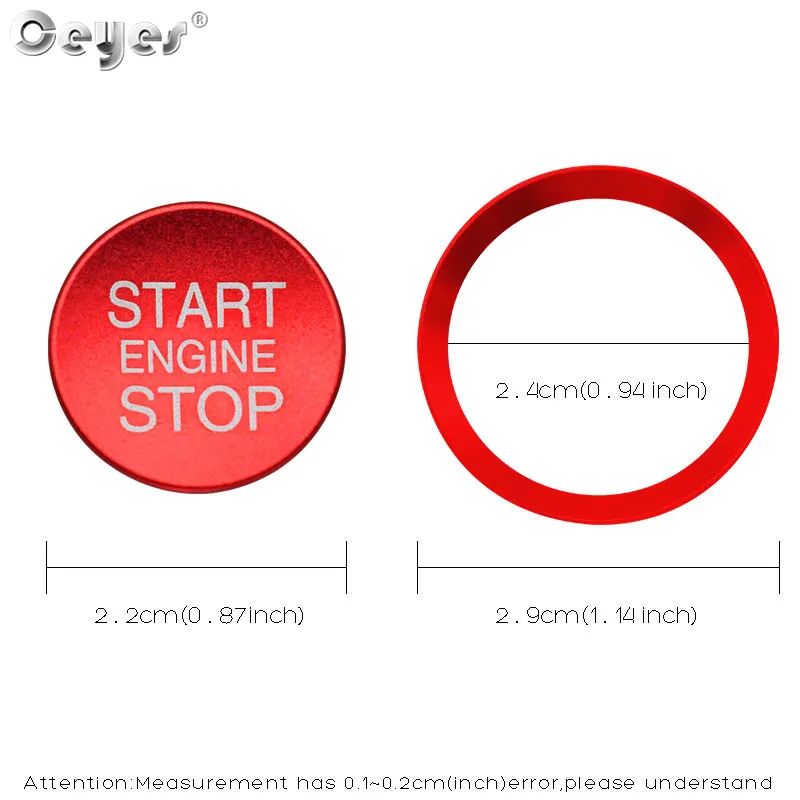 Car Sticker Covers Ceyes Car Styling Start Stop Engine Button Ring Cover Stickers For Alfa Romeo Mito 159 147 156 Giulietta Stelvio 166 Accessories