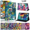 Tablet Case for Samsung Galaxy Tab s6/Tab A A6 7 10 / Tab E S5E Graffiti Art Leather Stand Foldable Anti-fall Protective Case ► Photo 1/6