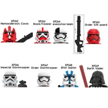 Hemosiderosis corpo choque trooper execução de pedido equipe sith guarda stormtrooper darth vader bloco mini figura minifigure brinquedos