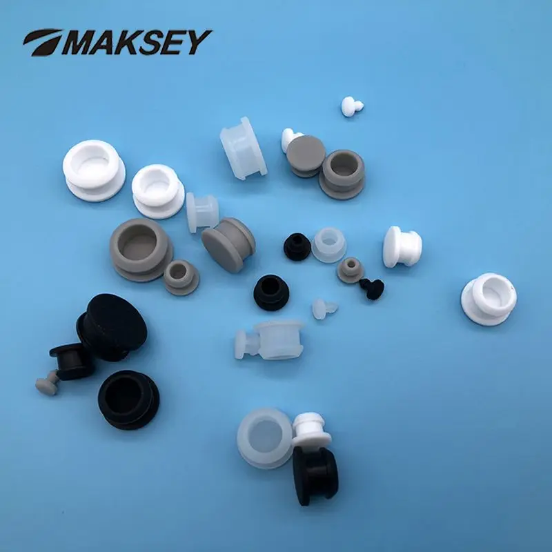 Details about   #2 Rubber Stopper No Center Round Hole Plugs 17mm To 19mm Pipe Pole Tube Hole 