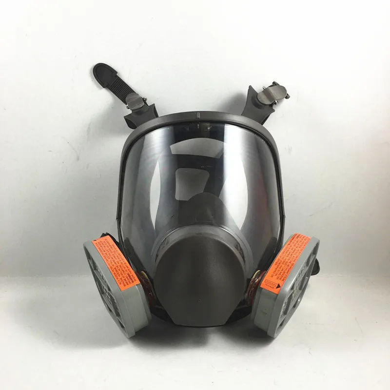 

Full Mask Rubber Gas Face Mask Dustproof Activated Carbon Changeable Cartridge Anti-fog Export Unisex Packaging Pop Filter