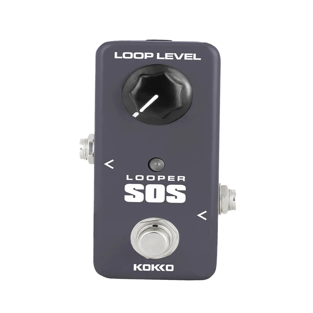 

Aluminum Alloy Looper Mini Guitar Loop Effects Pedal SOS with True Bypass