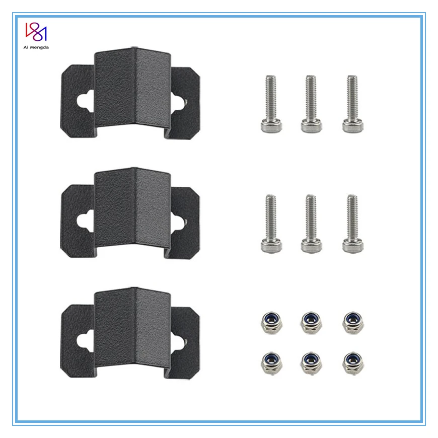 

3Pcs Metal Gasket Holder For Prusa i3 MK3S 3D Printer Aluminum Y Carriage U-bolts Holding