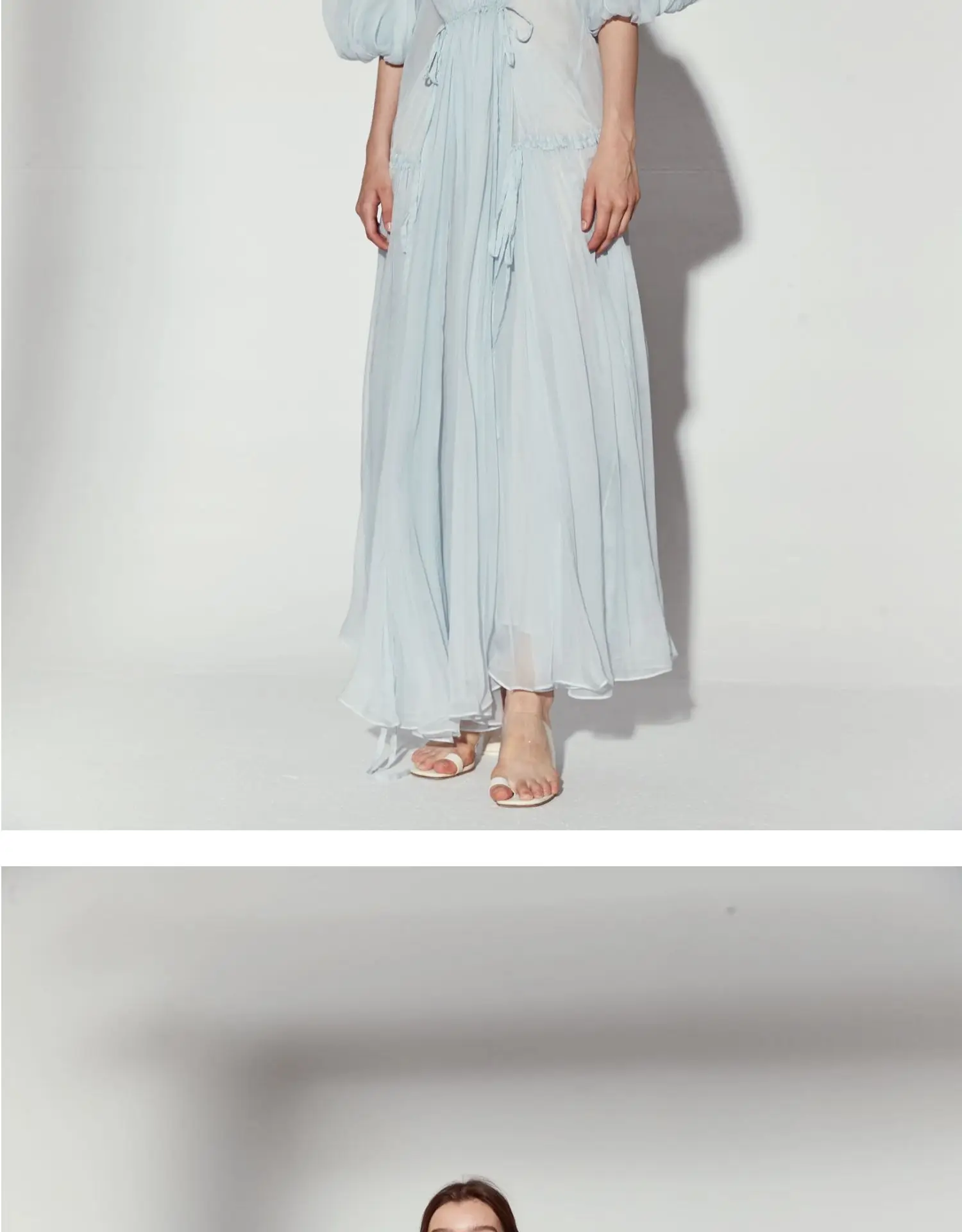 EASYSMALL for love lemon, женское весеннее платье, модное, синее, высокого класса, Vestidos, вечерние, повседневные, с высокой талией, с длинным рукавом, платья