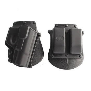 

MAGORUI Black Tactical Walther P99 WA99 RH Pistol & Magazine Paddle Holster For Hunting Airsoft