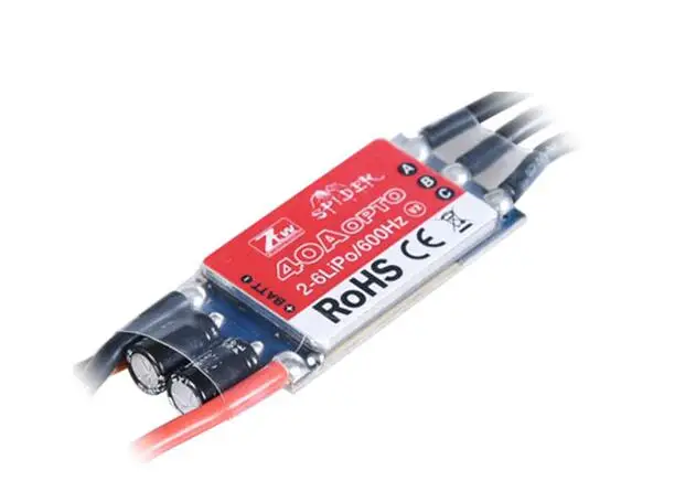 4pcs 40A OPTO 4 шт. ZTW Spider Series 3-6S 12A 20A 30A 40A 50A 60A OPTO/OPTO Lite ESC-SimonK для многороторного самолета - Цвет: 4pcs 40A OPTO