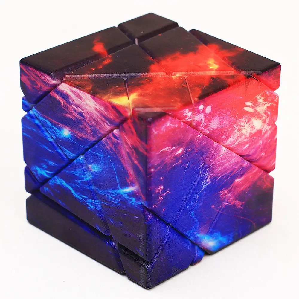 ZCUBE Starry Sky CPuzzle 3x3x3 Twist Magic Ghost Cube Irregular Strange,flexible 