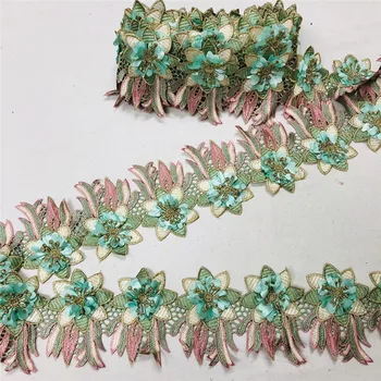 

10 Yard High Quality Lace Ribbon Trims Underwear Lace Trim Embroidered For Sewing Decoration African Lace Fabric XM082707