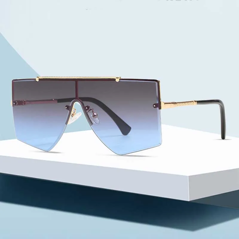 

Aoze 2020 trend oversized sunglasses women men sunglasses windproof sunglasses women glasses popular ins uv400