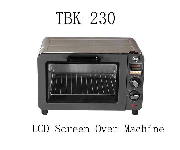  TBK 230 mini electric blast screen disassemble oven Machine for computer pad iPhone repair LCD scre