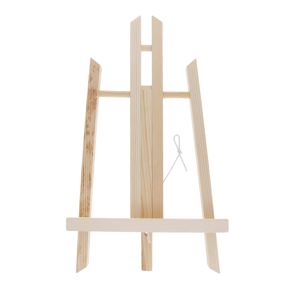 Easel Wooden Artist Sketch Drawing Stand Pine Wood Professional A-Frame Easel for Painting Sketching Display Exhibition