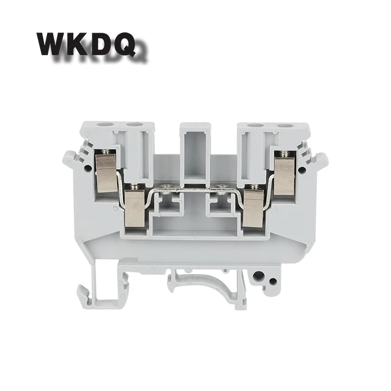 

10pcs UDK-4 Equivalent to PHOENIX Two In Two Out Multi-Conductor Screw Terminal Block for Din Rail Connector UDK4