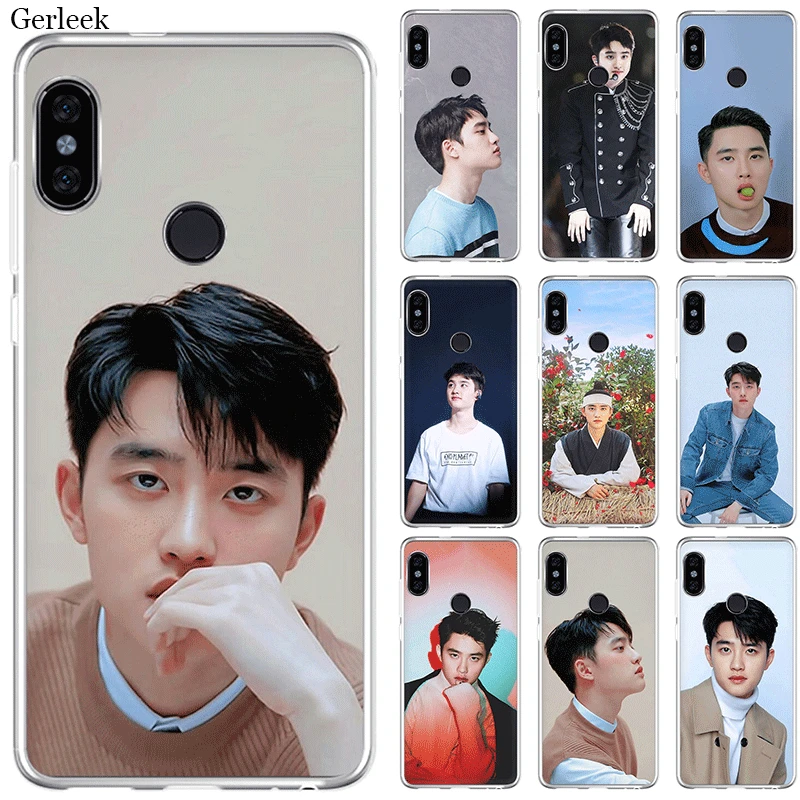 

Mobile Phone Case For Xiaomi Redmi Note 4 4X 3 5 6 7 Pro 5A Hard Cover EXO D.O