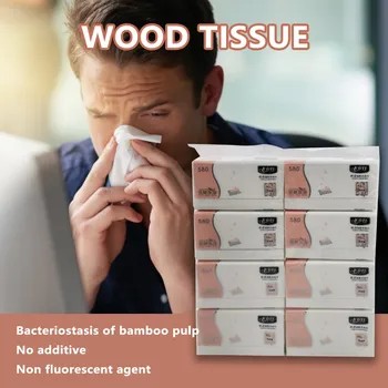 

8 Packs Toilet Paper 4-lay Facial Tissues Eco-Friendly Recycled Paper Home Dinner Napkins Toilet Paper Toilette Toilettenpapier