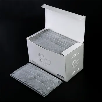 

50PCS Disposable Mask Activated Carbon Mask Unisex Protection Fabric Mouth Mask Face Shield For Adult Masque Mundschutzmaske