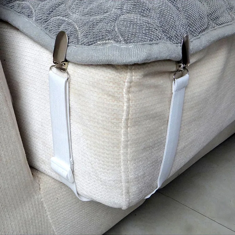 1 комплект крест-накрест Регулируемая Кровать Простыня ремни-подтяжки захват держатель крепеж зажимы кусачки комплект NIN668