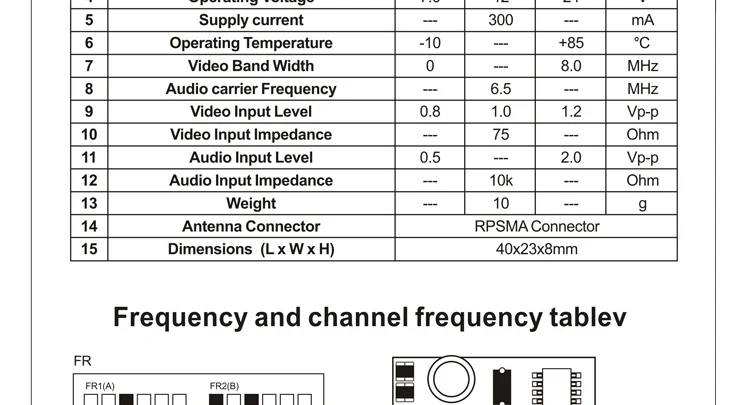 TS5828S 200 МВт/600 мВт 5,8G 40Ch FPV видео передатчик и 1/" CMOS 1500TVL Мини FPV камера 2,1 мм объектив с OSD для радиоуправляемого дрона автомобиля