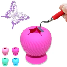 

Silicone Vinyl Weeding Scrap Collector with Suction Cup Storage Box Organizer for Cricut Tools and Accessories 2022 New