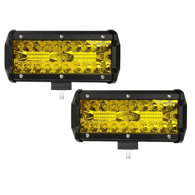 LED Bar 7 inch LED Light Bar 3 Rows Work Light Combo Beam for