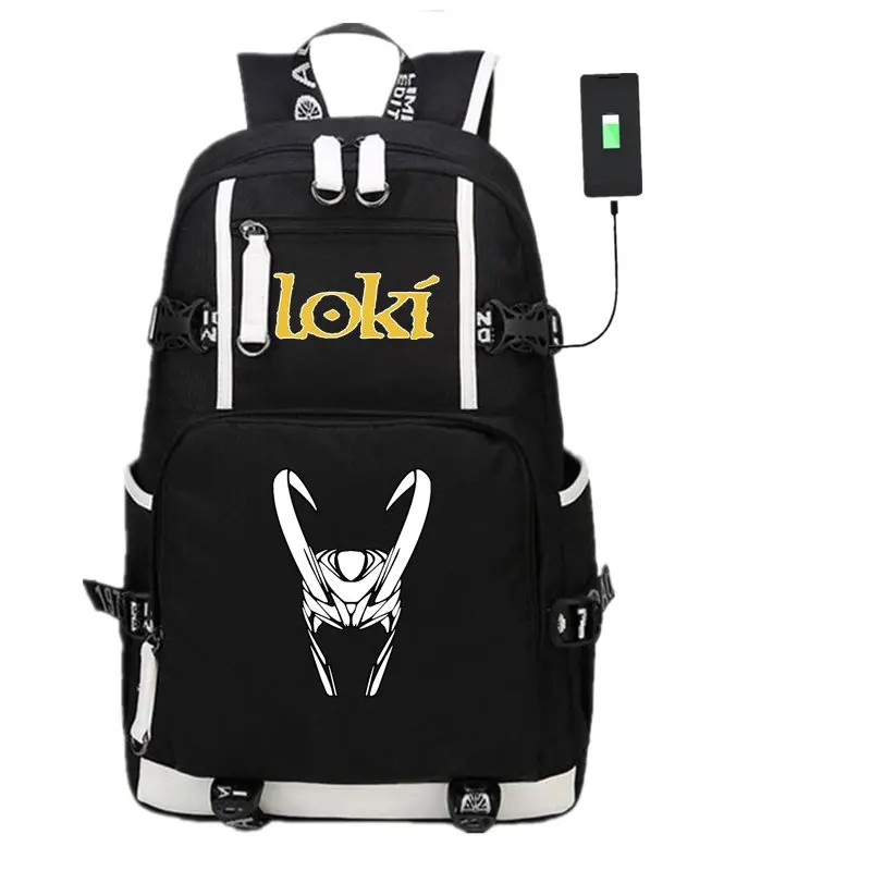 New Loki Backpack Men Women Travel Shoulder Laptop Bags Cosplay Anime Kids Teens Student School Bags Bookbag Gift