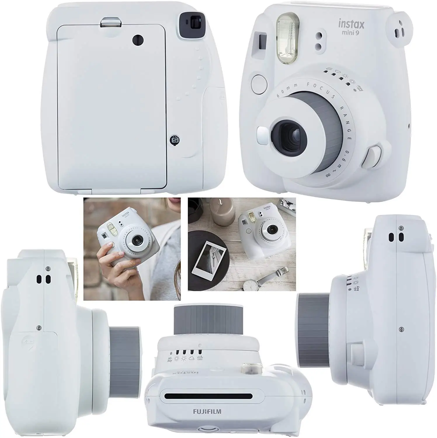 Цифровая фотокамера Instax Mini 9 видеокамера для селфи и с изображением Polaroid пленка