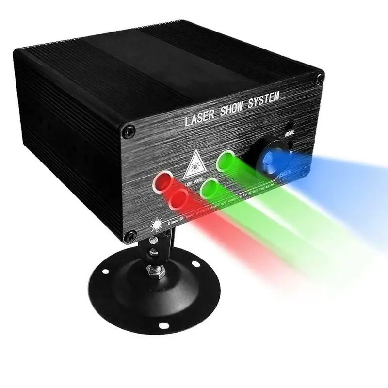 

RGB Laser Projector Light Disco Ball Party Lights Strobe Light RGB LED Stage Lights For Christmas Home KTV Xmas Wedding Show