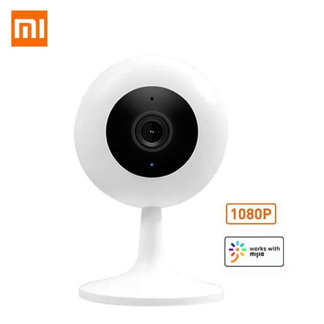 Standard and US Plug Xiaomi Mijia Xiaobai Smart Camera Popular Version 1080P HD Wireless Wifi Infrared Night Vision 360 Angle IP Home Camera CCTV - Colour: Standard and US Plug